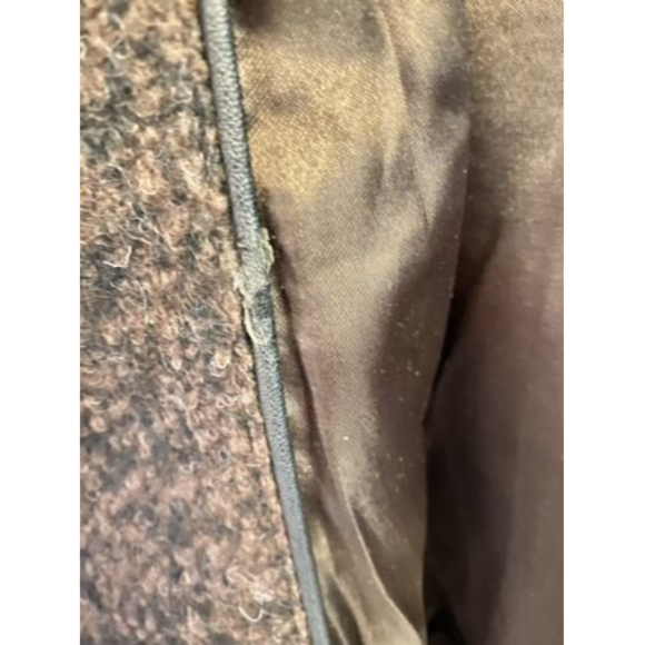 Steve Madden Wool Blend Coat size Lg Double Breasted Brown Hand Pockets‎ - Picture 7 of 11